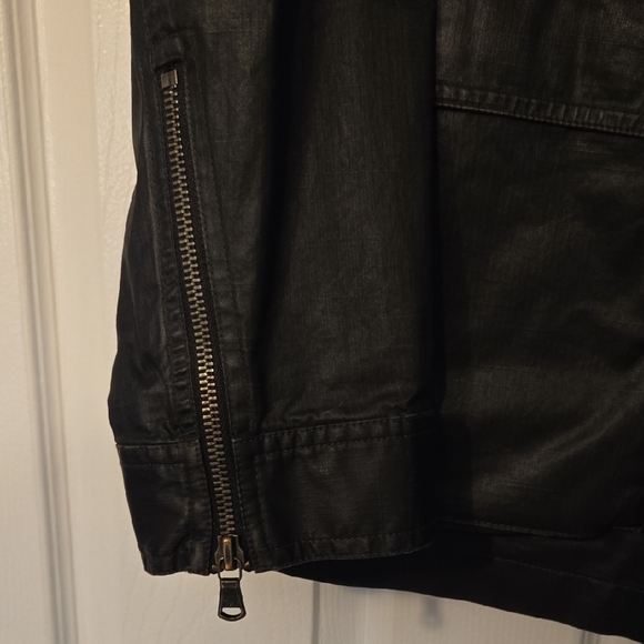 John Varvatos Black Military Field Jacket - Picture 6 of 14